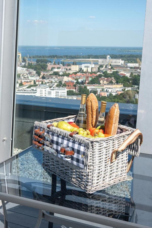 Hanza Tower Luxury Szczecin Bagian luar foto