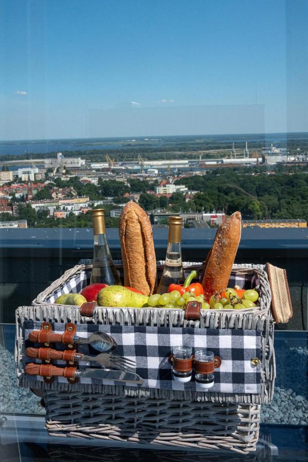 Hanza Tower Luxury Szczecin Bagian luar foto