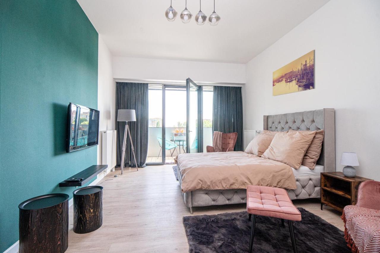 Hanza Tower Luxury Szczecin Bagian luar foto